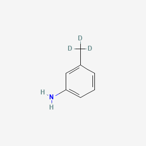 Chemical structure of 3-(Methyl-d3)aniline