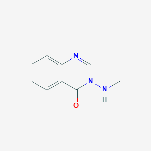 Chemical structure of 3-(Methylamino)quinazolin-4(3H)-one