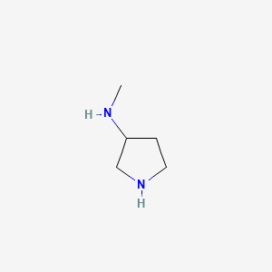 Chemical structure of 3-(Methylamino)pyrrolidine