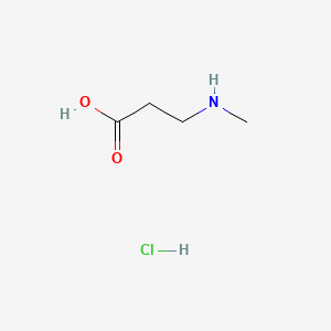 Chemical structure of 3-(Methylamino)propanoic acid hydrochloride