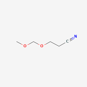 Chemical structure of 3-(Methoxymethoxy)propanenitrile