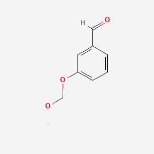 Chemical structure of 3-(Methoxymethoxy)benzaldehyde