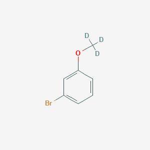 Chemical structure of 3-(Methoxy-d3)-bromobenzene