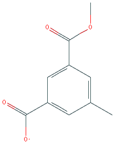 Chemical structure of 3-(Methoxycarbonyl)-5-methylbenzoic acid