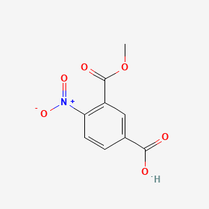 Chemical structure of 3-(Methoxycarbonyl)-4-nitrobenzoic Acid