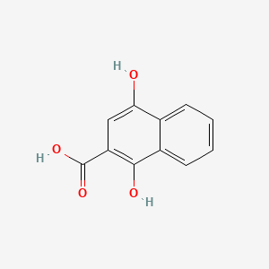 Chemical structure of 3-(Methoxycarbonyl)-2H-cyclohepta[b]furan-2-one