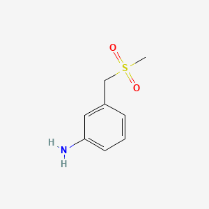 Chemical structure of 3-(Methanesulfonylmethyl)aniline