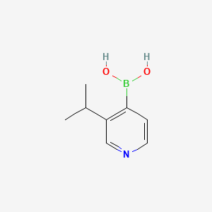 Chemical structure of 3-(iso-Propyl)pyridine-4-boronic acid
