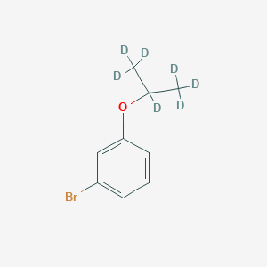 Chemical structure of 3-(iso-Propoxy-d7)bromobenzene