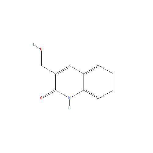 Chemical structure of 3-(Hydroxymethyl)quinolin-2(1H)-one