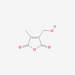 Chemical structure of 3-(Hydroxymethyl)-4-methylfuran-2,5-dione