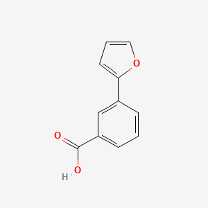 Chemical structure of 3-(2-furyl)benzoic Acid
