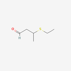 Chemical structure of 3-(Ethylthio)butanal