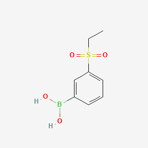 Chemical structure of 3-Ethylsulfonylphenylboronic acid