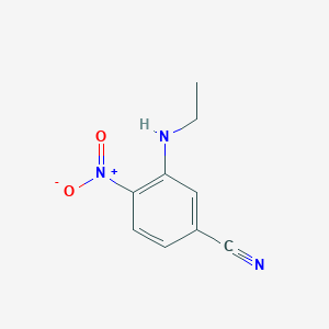 Chemical structure of 3-(Ethylamino)-4-nitrobenzonitrile