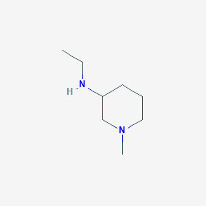 Chemical structure of 3-(Ethylamino)-1-methylpiperidine