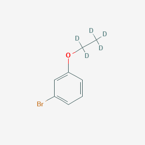 Chemical structure of 3-(Ethoxy-d5)bromobenzene