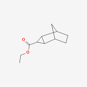 Chemical structure of 3-(Ethoxycarbonyl)tricyclo[3.2.1.0]octane