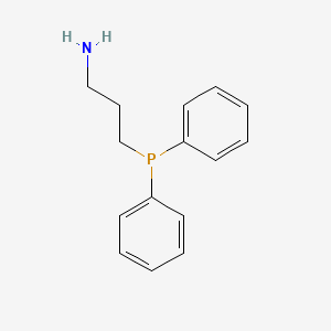 Chemical structure of 3-(Diphenylphosphino)-1-propylamine