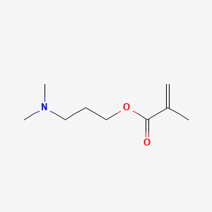 Chemical structure of 3-(Dimethylamino)propyl methacrylate