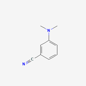 Chemical structure of 3-(Dimethylamino)benzonitrile