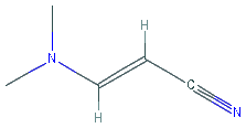 Chemical structure of 3-(Dimethylamino)acrylonitrile
