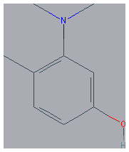 Chemical structure of 3-Dimethylamino-4-methylphenol