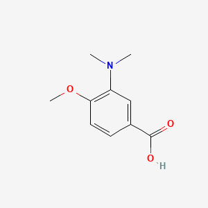Chemical structure of 3-(Dimethylamino)-4-methoxybenzoic acid