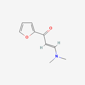 Chemical structure of 3-(Dimethylamino)-1-(furan-2-yl)prop-2-en-1-one