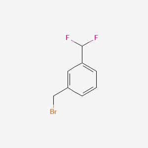 Chemical structure of 3-(Difluoromethyl)benzyl Bromide