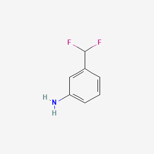 Chemical structure of 3-(Difluoromethyl)aniline