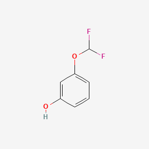 Chemical structure of 3-(Difluoromethoxy)phenol
