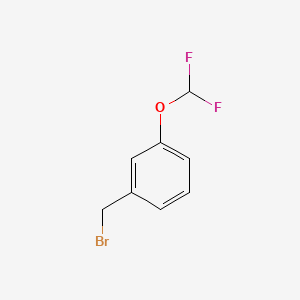 Chemical structure of 3-(Difluoromethoxy)Benzyl Bromide