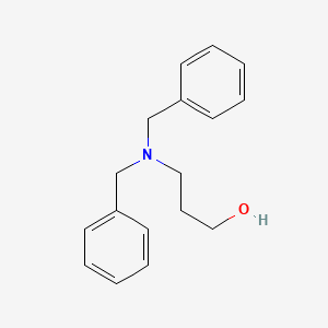 Chemical structure of 3-(Dibenzylamino)propan-1-ol