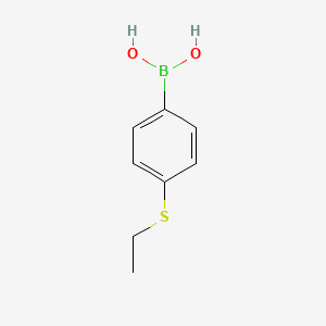 Chemical structure of 3-(Cyclobutyl)thiophene-2-boronic acid