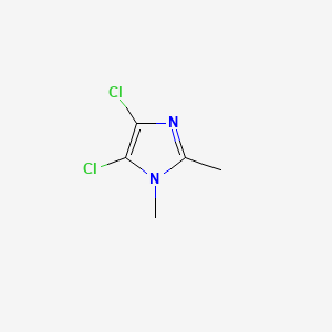Chemical structure of 3-(Chloromethyl)pyridazine hydrochloride