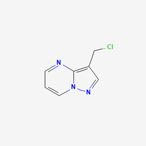 Chemical structure of 3-(Chloromethyl)pyrazolo[1,5-a]pyrimidine