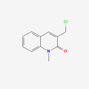 Chemical structure of 3-(Chloromethyl)-1-methylquinolin-2(1H)-one