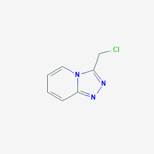 Chemical structure of 3-(Chloromethyl)-[1,2,4]triazolo[4,3-a]pyridine