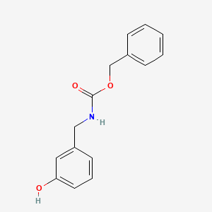 Chemical structure of 3-(Cbz-aminomethyl)phenol