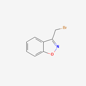Chemical structure of 3-(Bromomethyl)benzo[d]isoxazole