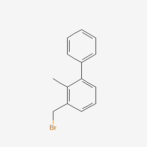 Chemical structure of 3-(Bromomethyl)-2-methyl-1,1'-biphenyl