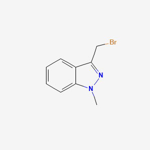 Chemical structure of 3-(Bromomethyl)-1-methyl-1H-indazole