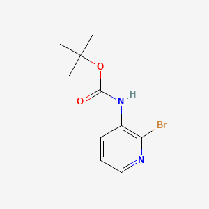 Chemical structure of 3-(Boc-amino)-2-bromopyridine