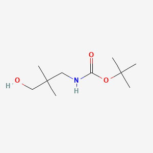 Chemical structure of 3-(Boc-amino)-2,2-dimethyl-1-propanol