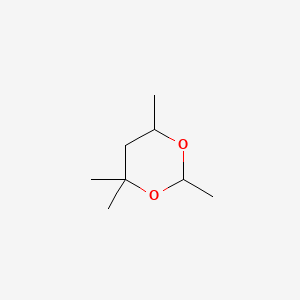 Chemical structure of 3-(Benzylsulfanyl)-6-methyl-1,2,4-triazin-5-ol