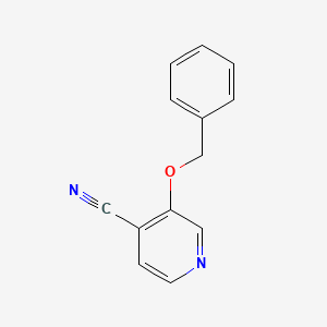Chemical structure of 3-(Benzyloxy)isonicotinonitrile