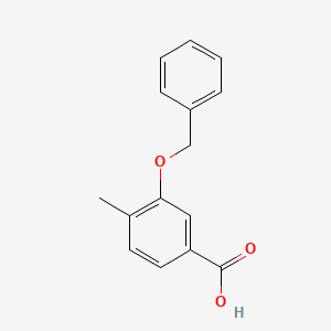Chemical structure of 3-(Benzyloxy)-4-methylbenzoic acid