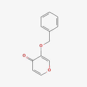 Chemical structure of 3-Benzyloxy-4-pyrone