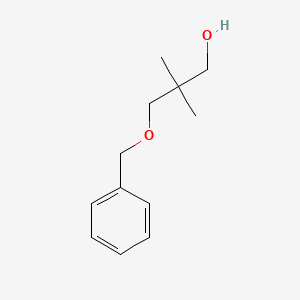 Chemical structure of 3-(Benzyloxy)-2,2-dimethylpropan-1-ol
